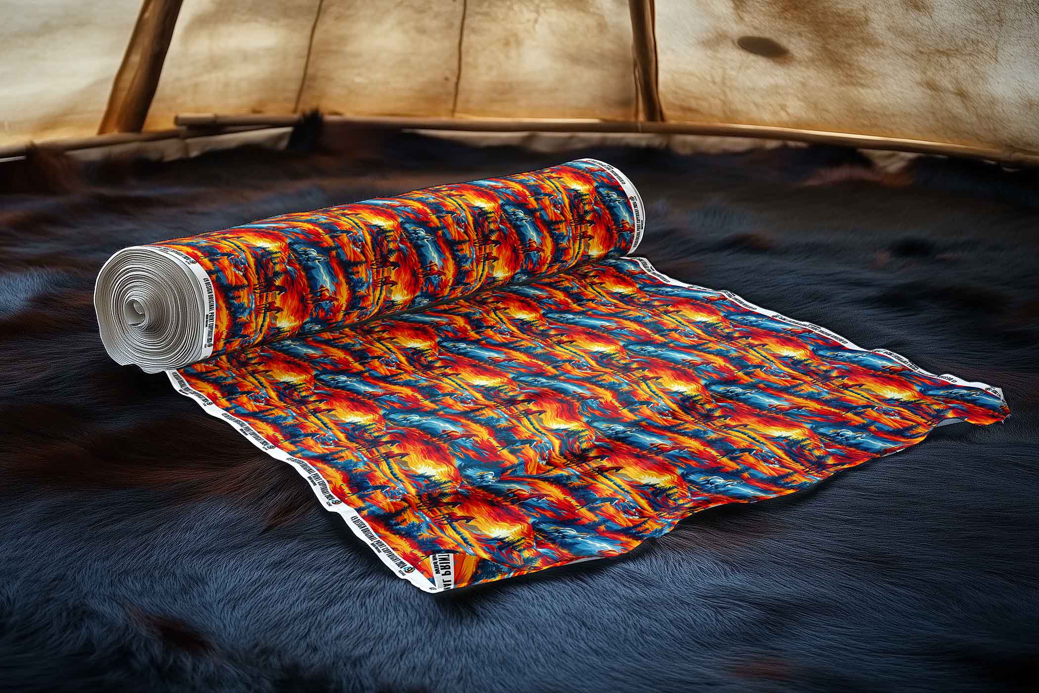 Wild Horses 42 Inch Cotton Poplin Pre Order