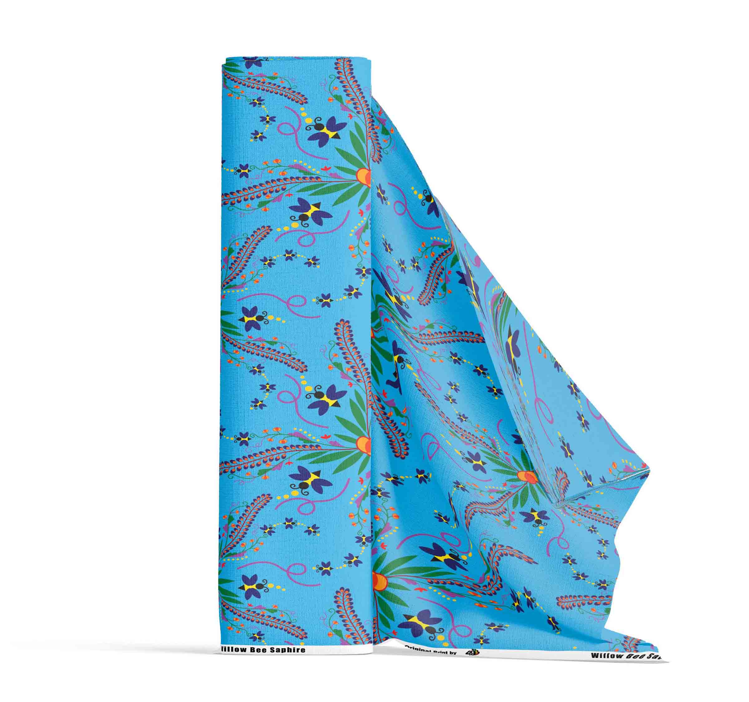 Willow Bee Sapphire 42 inch Cotton Poplin Pre Order