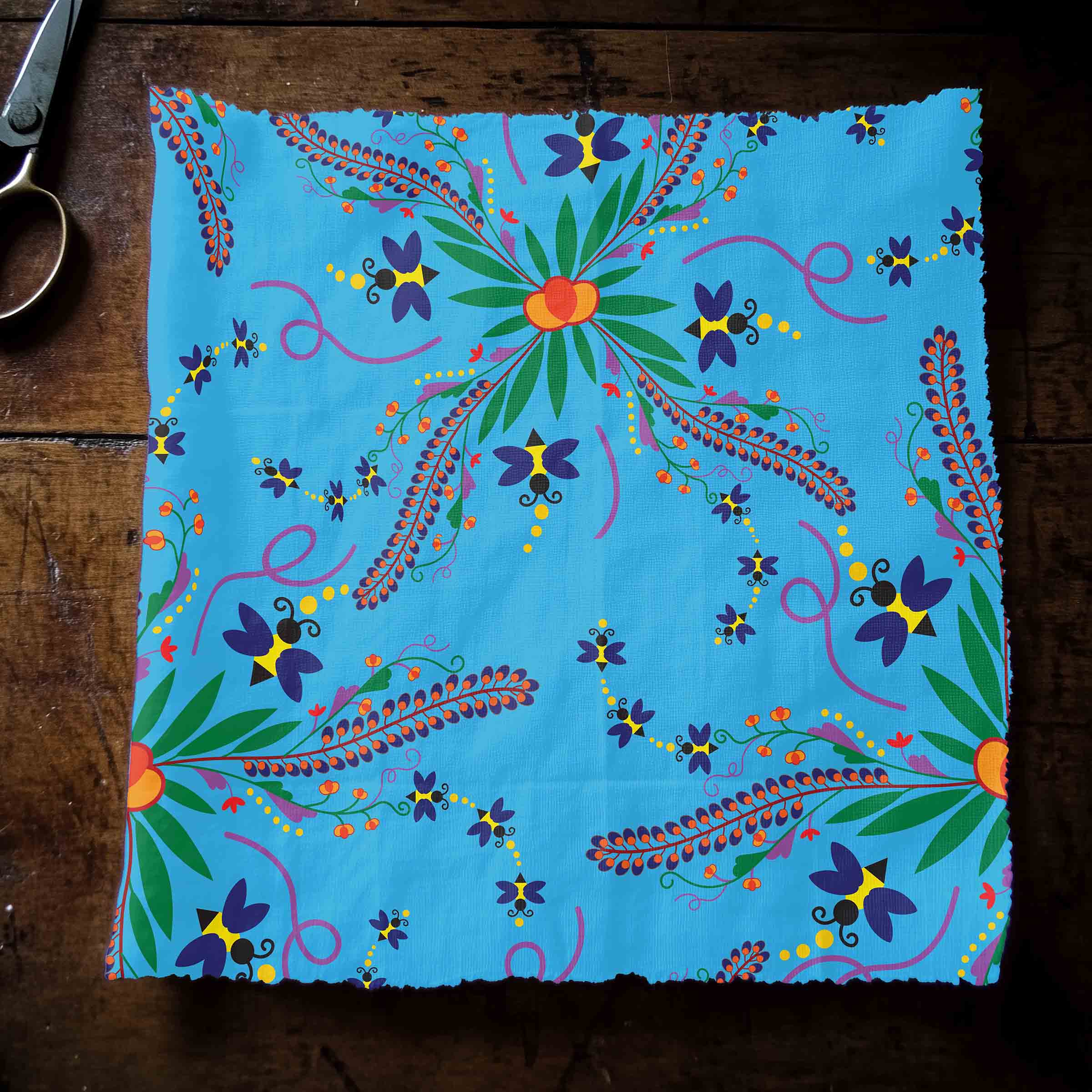 Willow Bee Sapphire 42 inch Cotton Poplin Pre Order