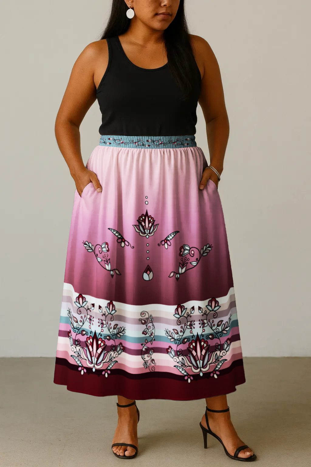 Winter Roseblush Skirt