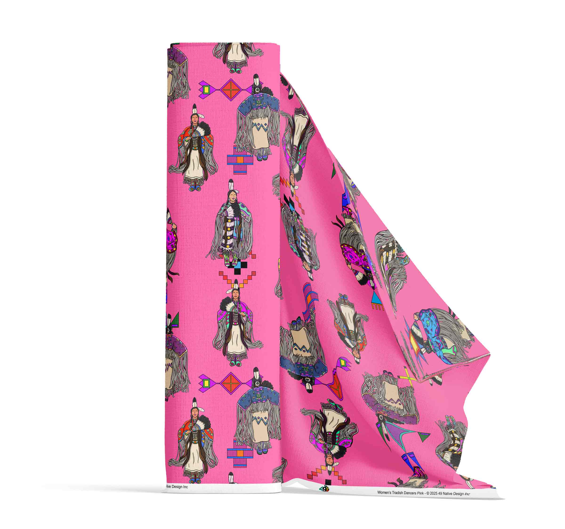 Women's Tradish Dancers Pink Large 42 Inch Cotton Poplin Pre Order