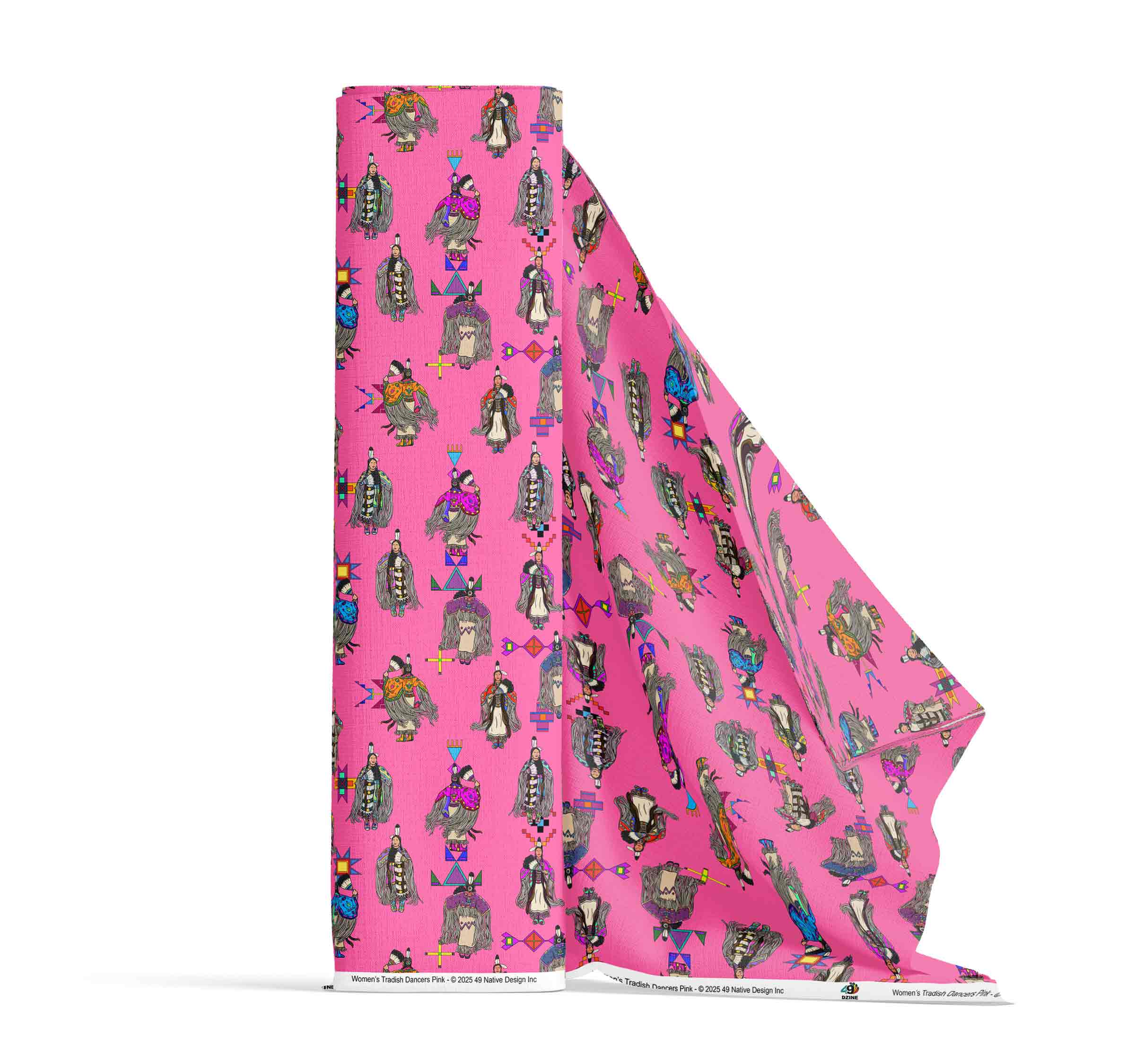 Women's Tradish Dancers Pink Small 42 Inch Cotton Poplin Pre Order