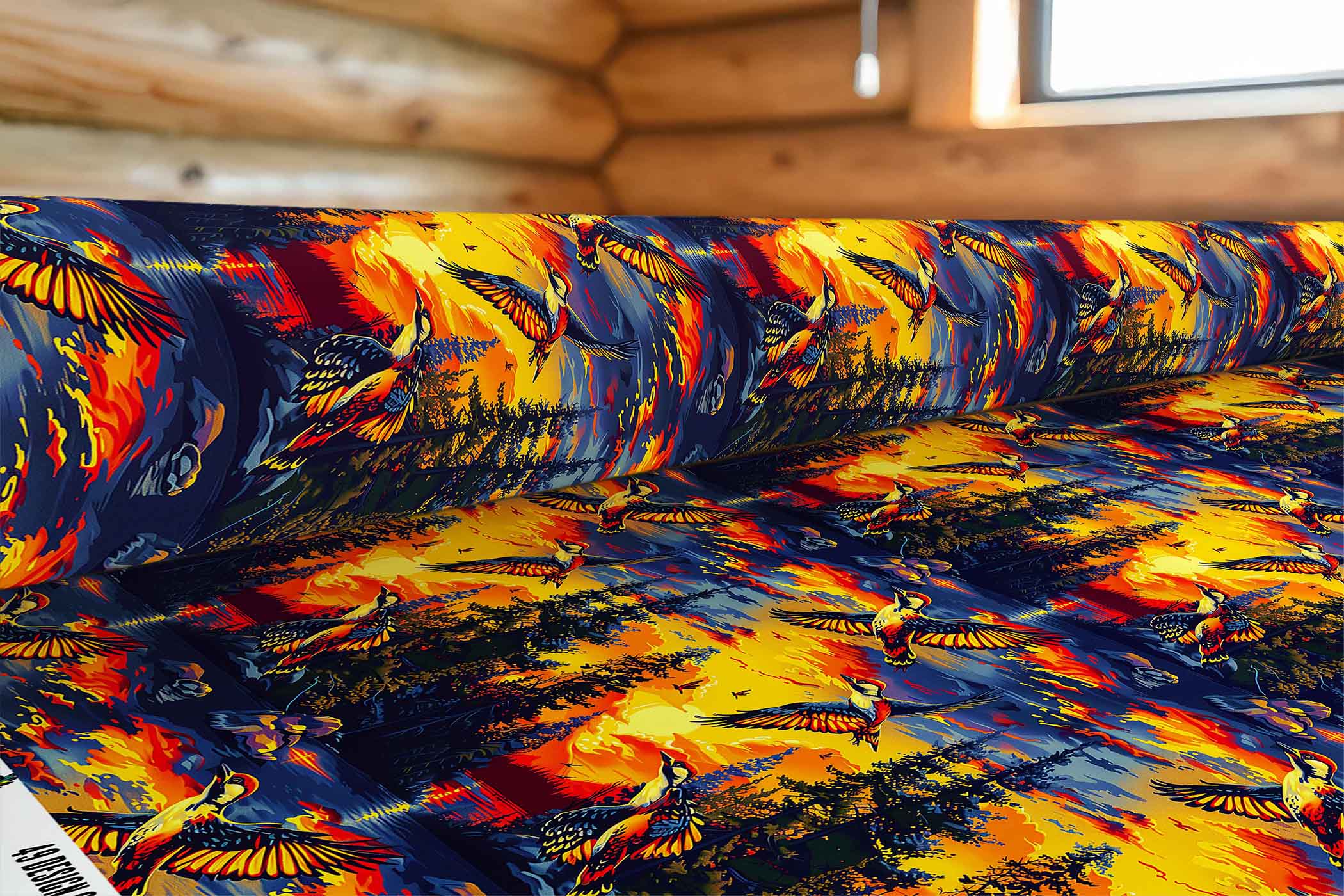 Woodpecker Medicine 42 Inch Cotton Poplin Pre Order