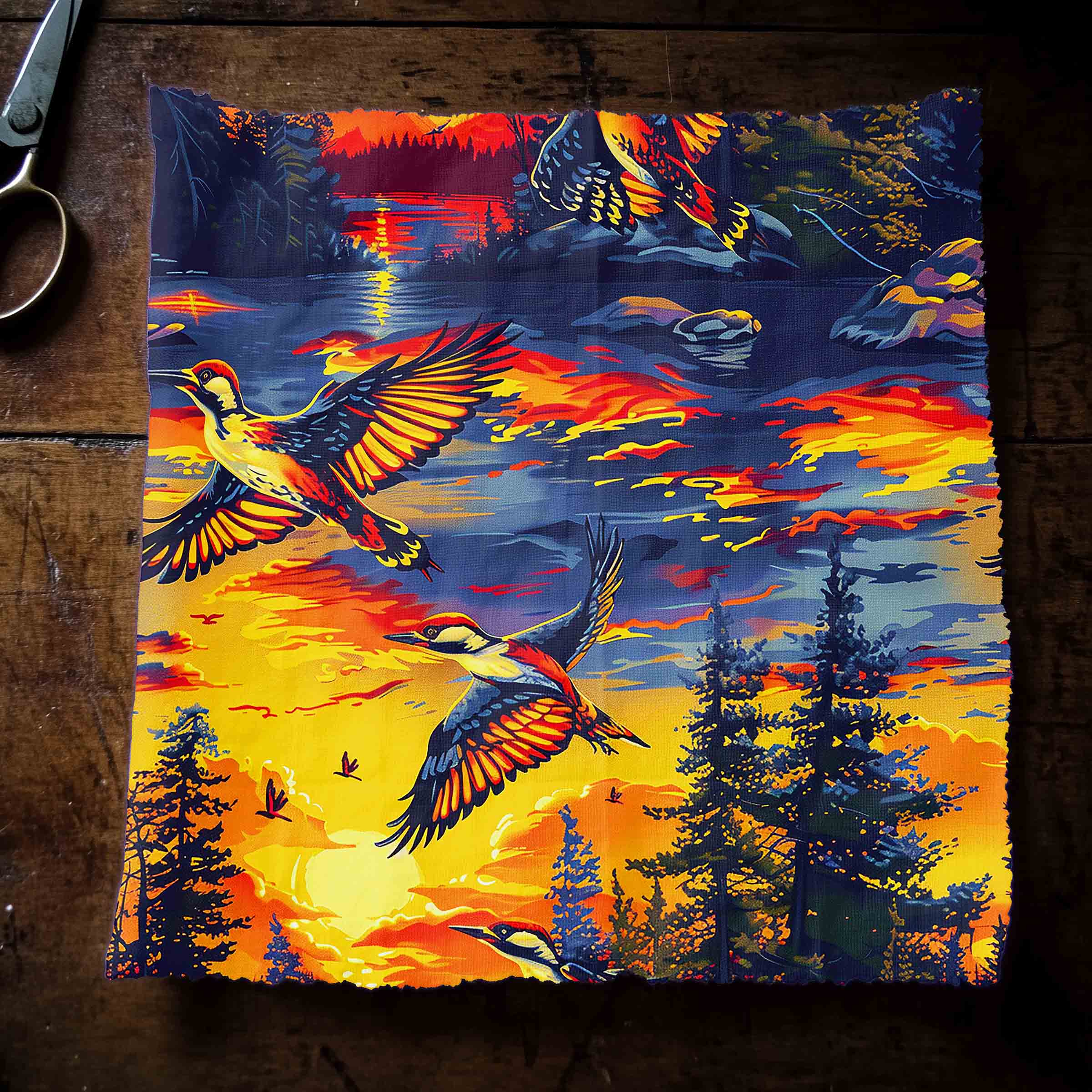 Woodpecker Medicine 42 Inch Cotton Poplin Pre Order