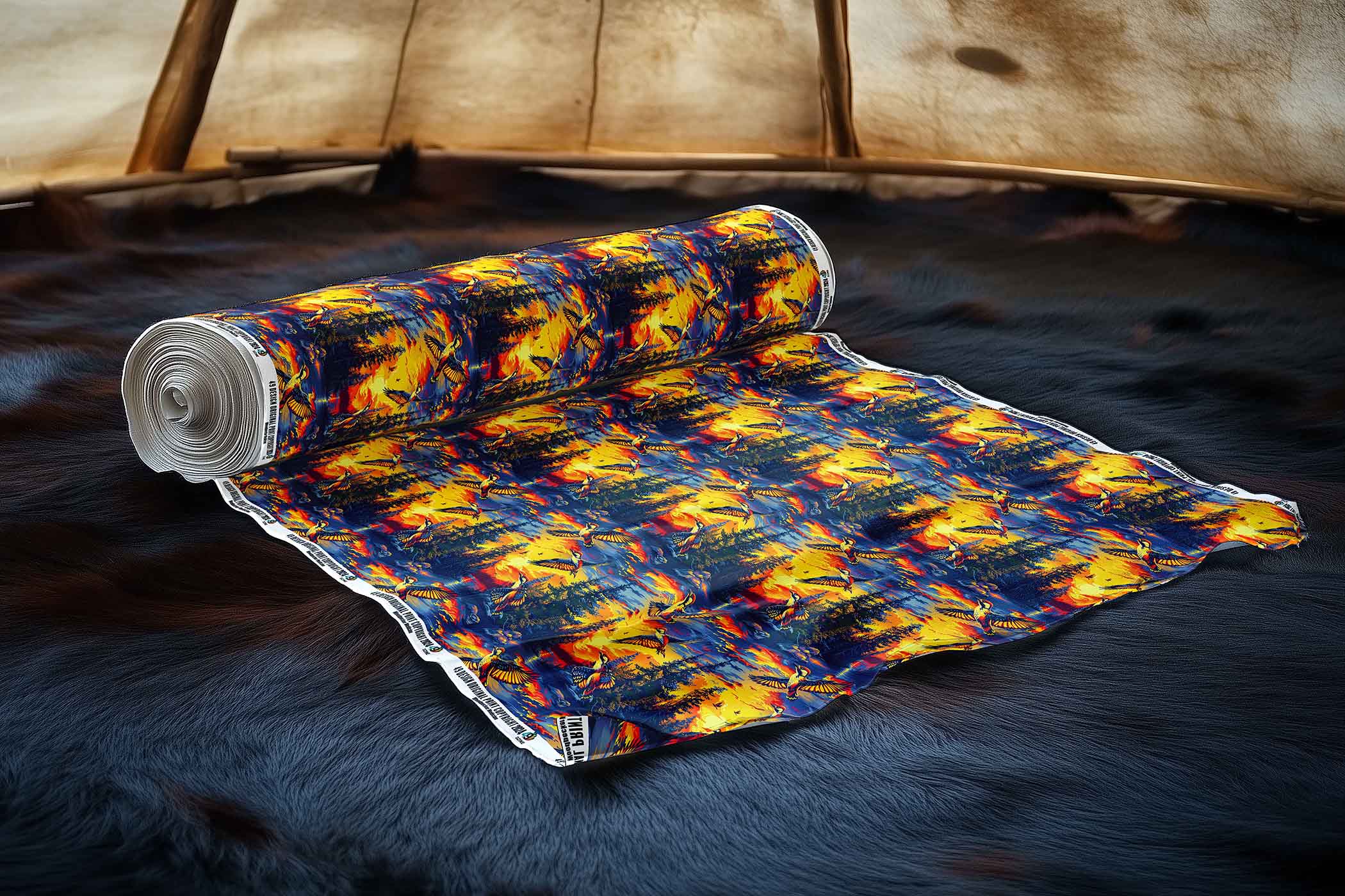 Woodpecker Medicine 42 Inch Cotton Poplin Pre Order