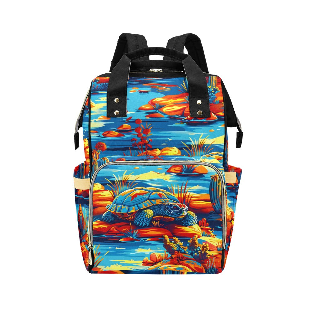 Turtle Power Multi-Function Diaper Backpack/Diaper Bag