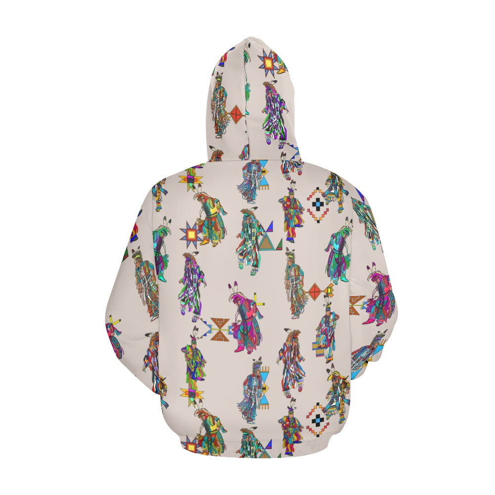 Men's Grass Dancers Muslin Hoodie for Men (USA Size)