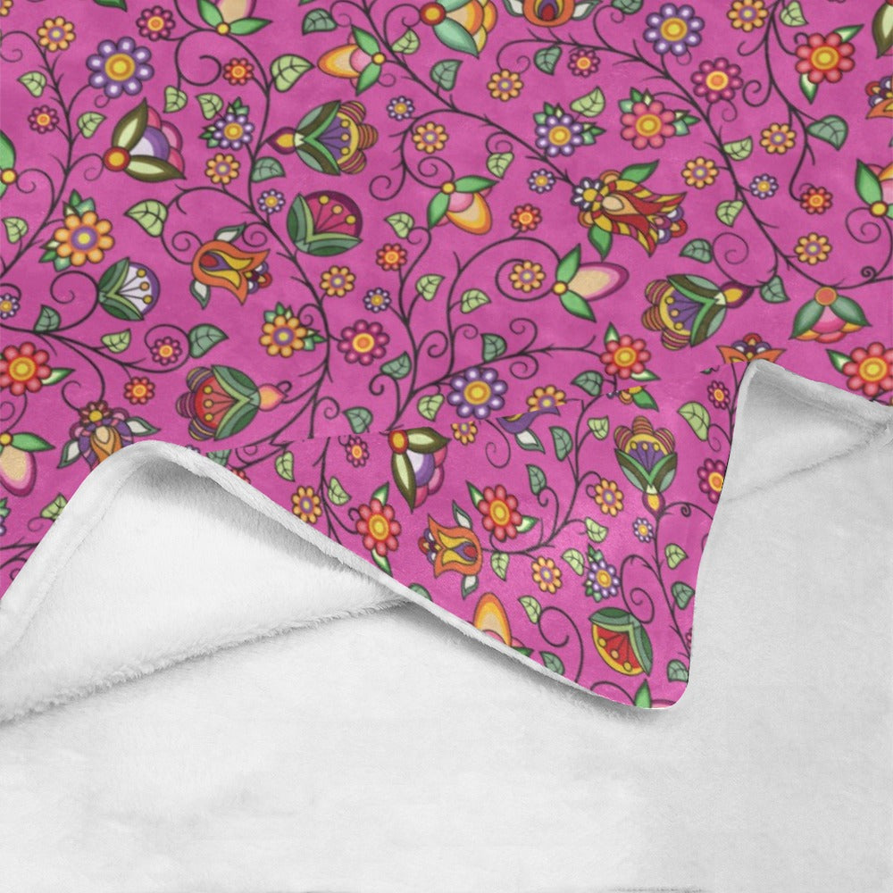 Heartbeat Petals Pink Ultra-Soft Micro Fleece Blanket 50"x60"