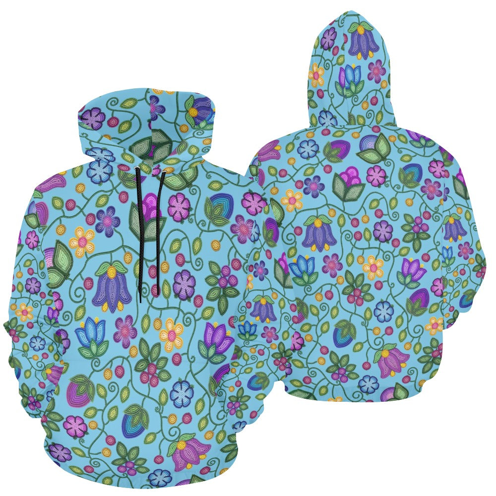 Bloom Uplift Sky All Over Print Hoodie for Women (USA Size)