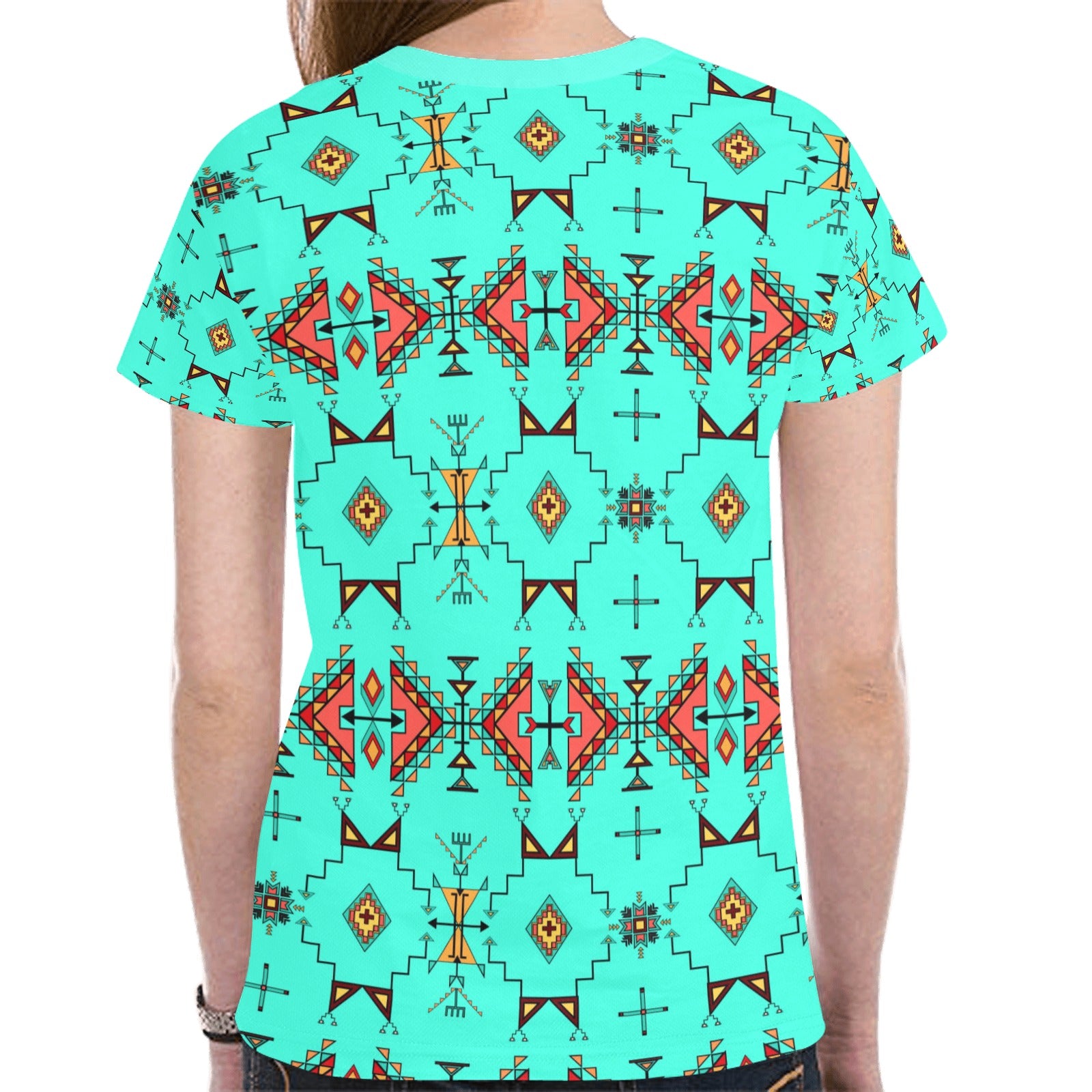 Thunder Flight Turquoise T-shirt for Women