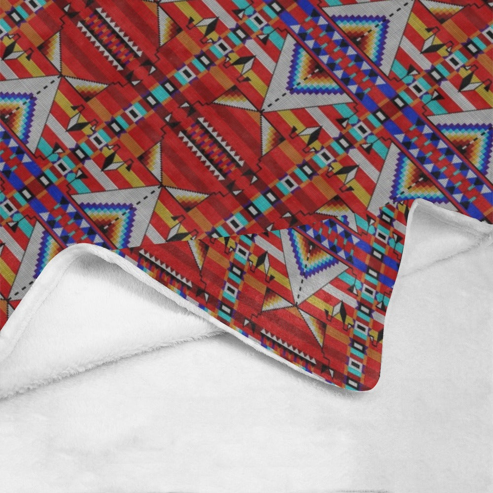 Medicine Blessing Red Ultra-Soft Micro Fleece Blanket 50"x60"
