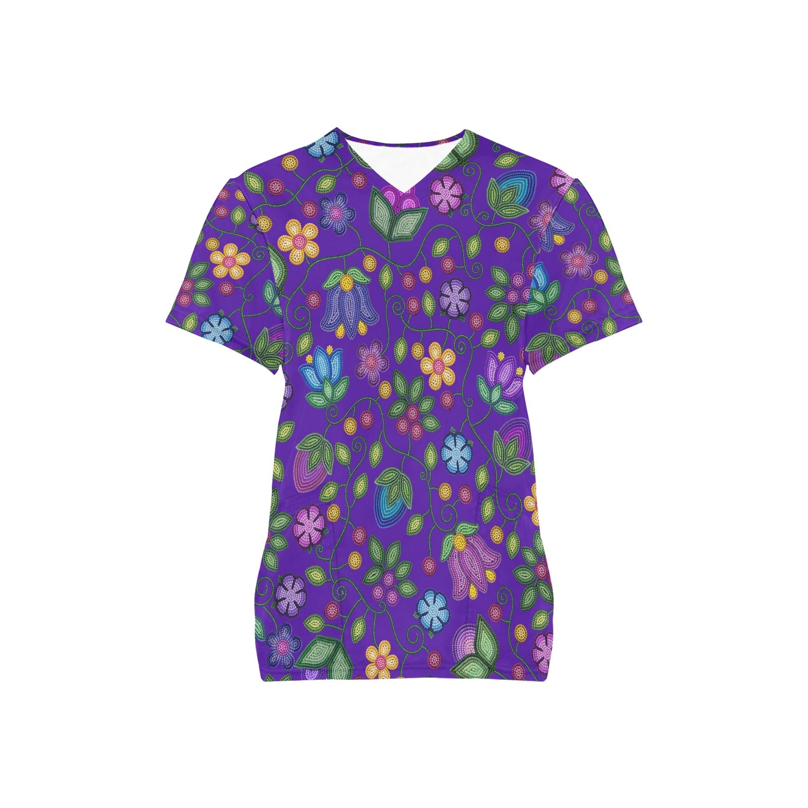 Bloom Uplift Indigo Scrub Top