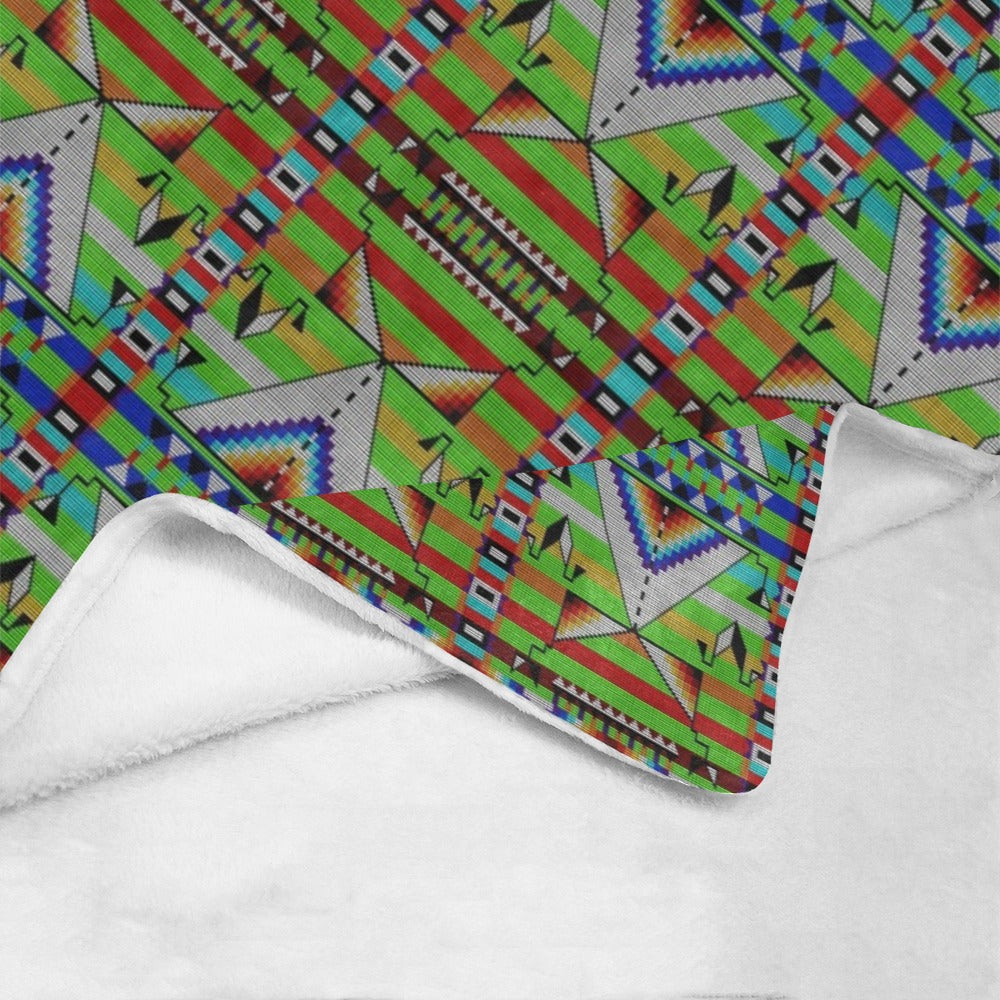 Medicine Blessing Lime Green Ultra-Soft Micro Fleece Blanket 60"x80"