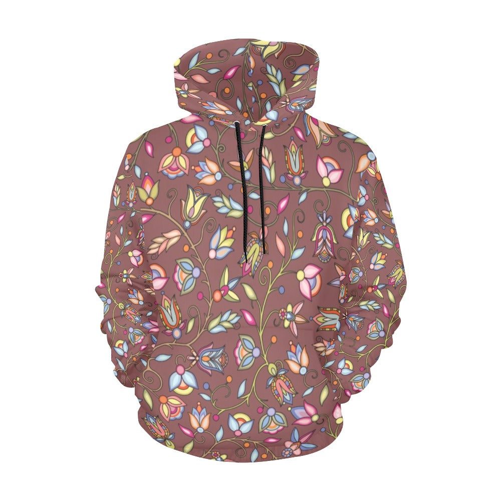 Buffalo Bloom Clay Hoodie for Women (USA Size)