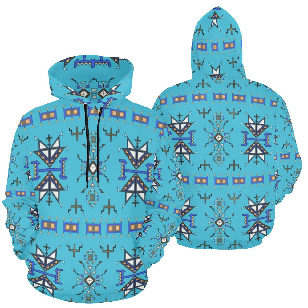 Eagle Strike Blue Hoodie for Women (USA Size)