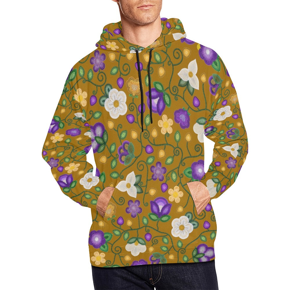 Midnight Moss Bloom Toffee Hoodie for Men (USA Size)