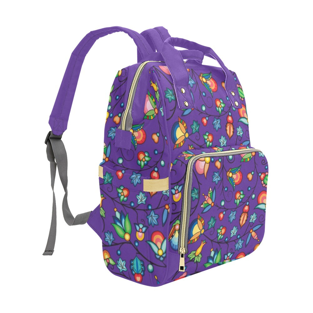 Prairie Plains Spirit Midnight Purple Multi-Function Diaper Backpack/Diaper Bag