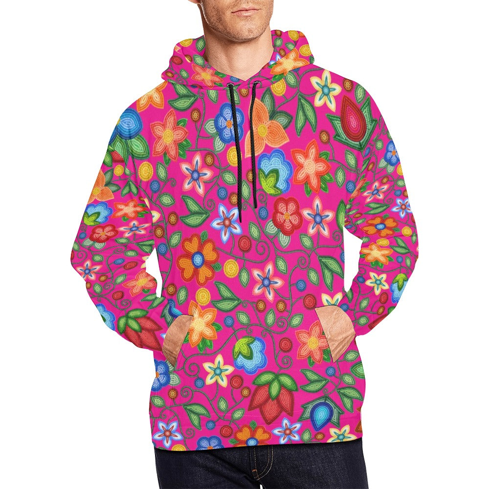 Morning Harmony Pink Hoodie for Men (USA Size)