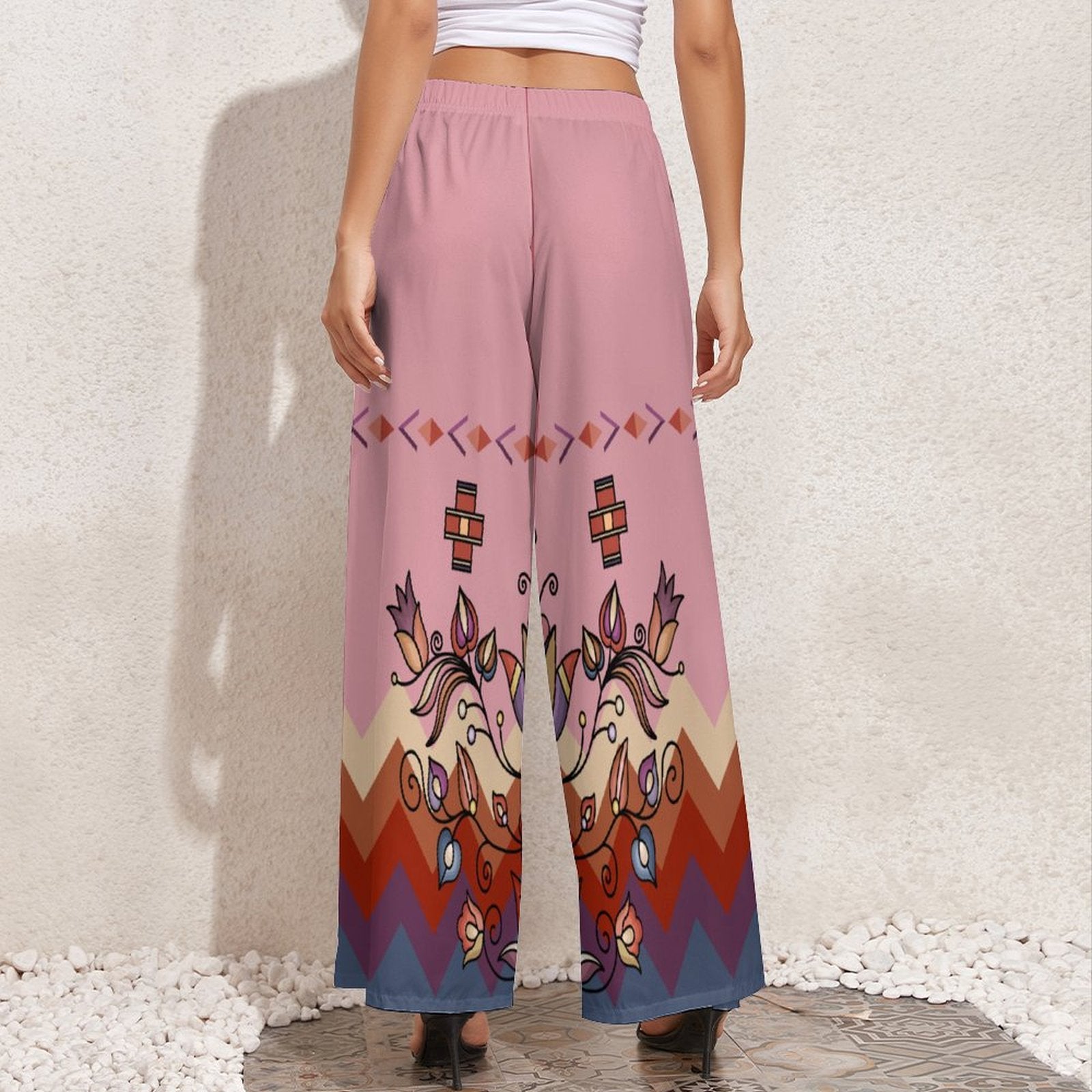 Ember Blossom Ribbon Pant
