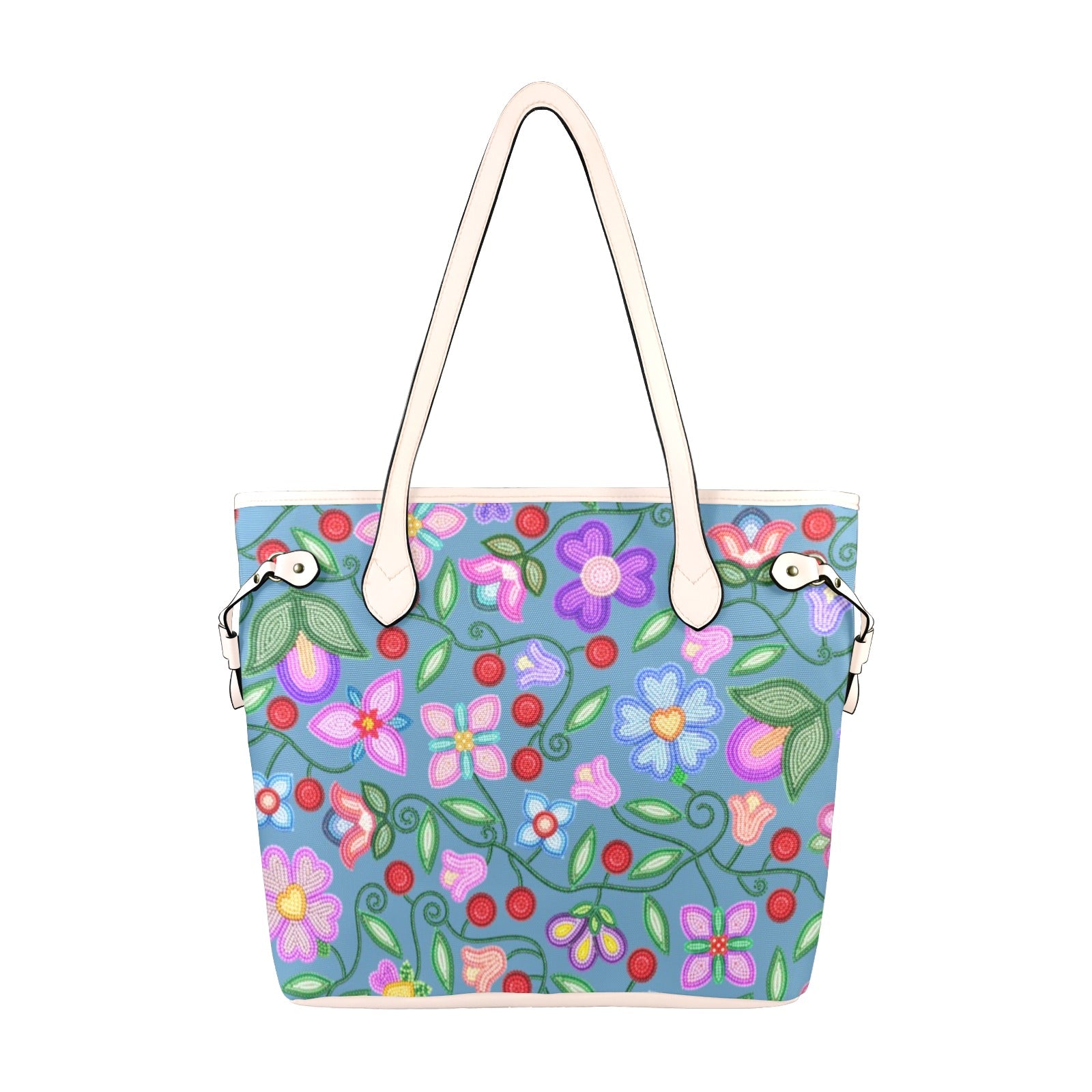 Petal Harmony River Clover Canvas Tote Bag