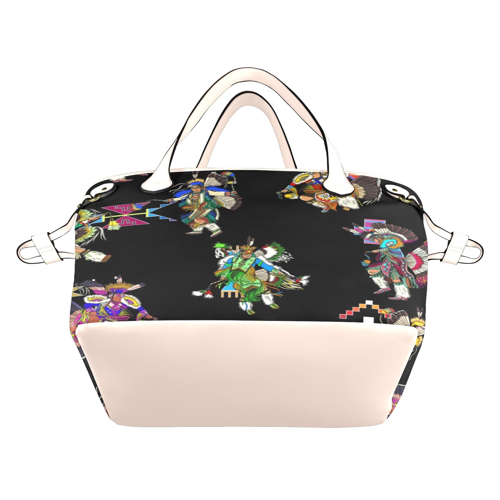 Men's Fancy Dancer Black Clover Canvas Tote Bag