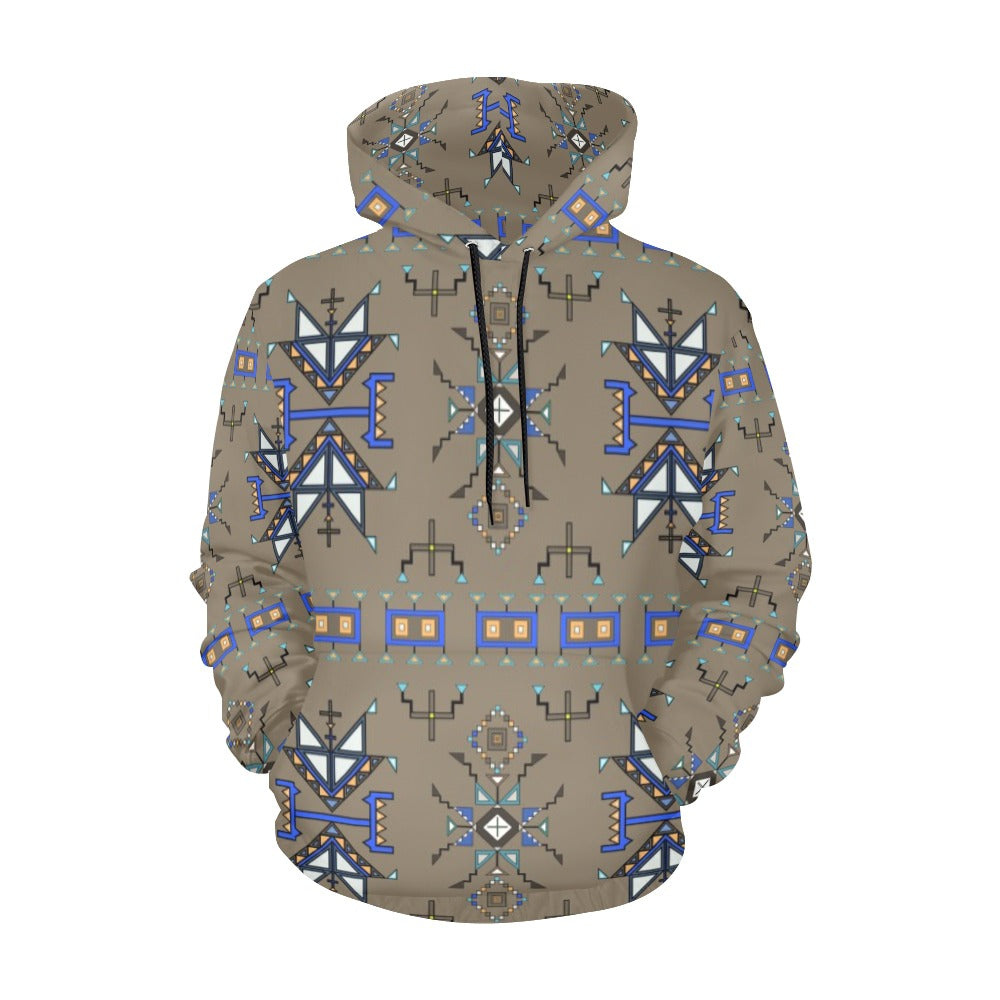 Eagle Strike Brown Hoodie for Men (USA Size)