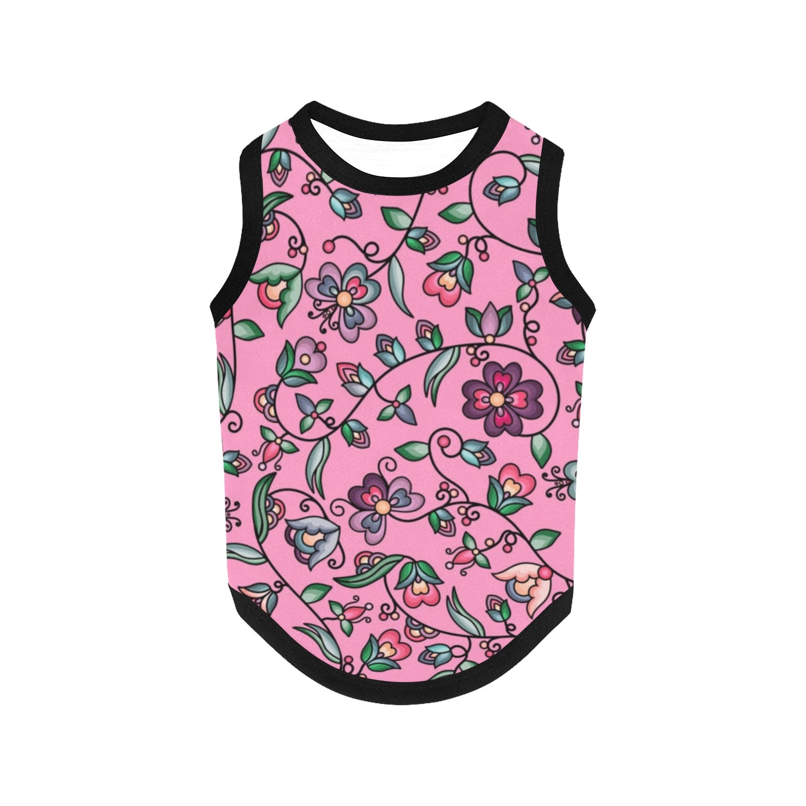 Amber Evening Garland Pink Pet Tank Top