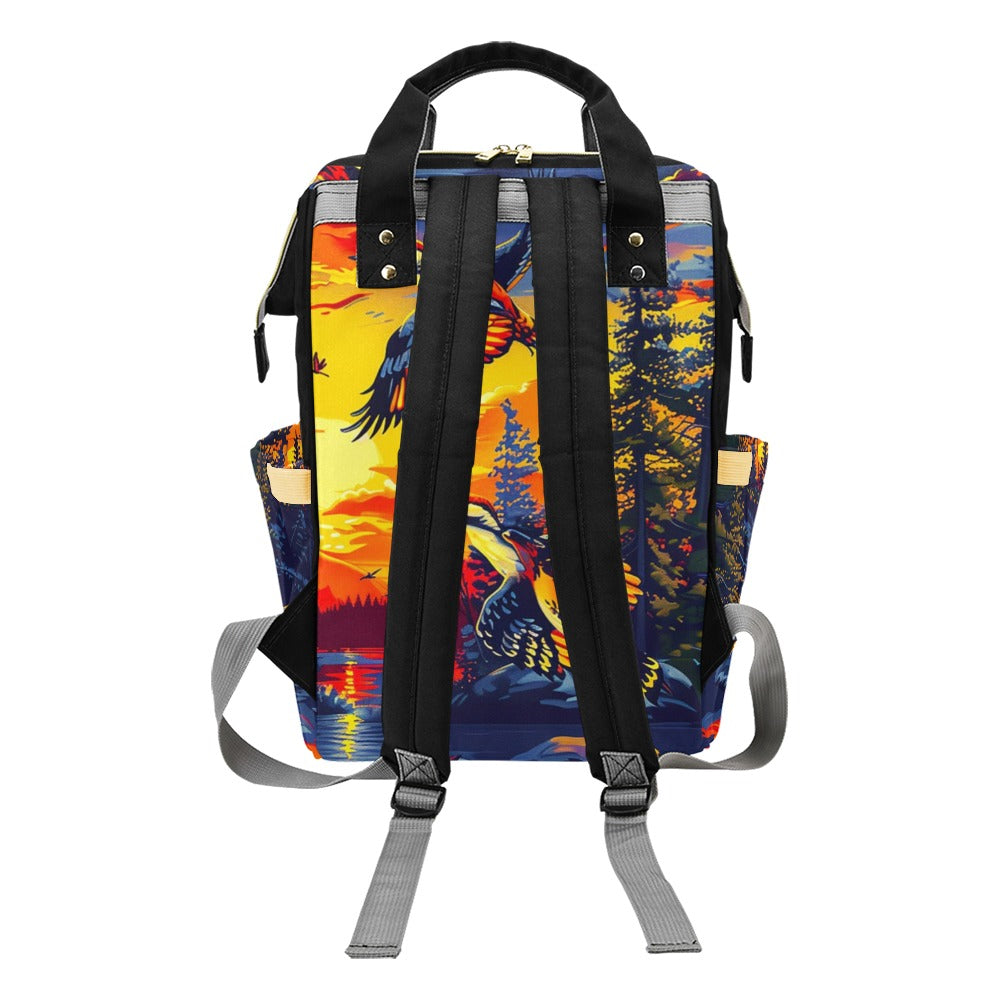 Woodpecker Medicine Multi-Function Diaper Backpack/Diaper Bag