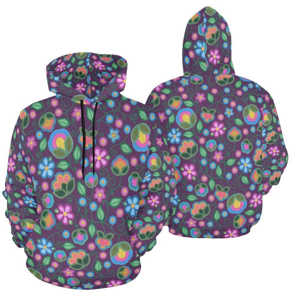 Turquoise Sunbeam Violet Hoodie for Men (USA Size)