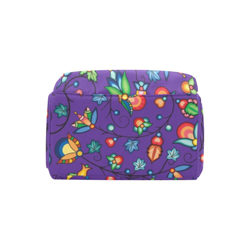 Prairie Plains Spirit Midnight Purple Multi-Function Diaper Backpack/Diaper Bag
