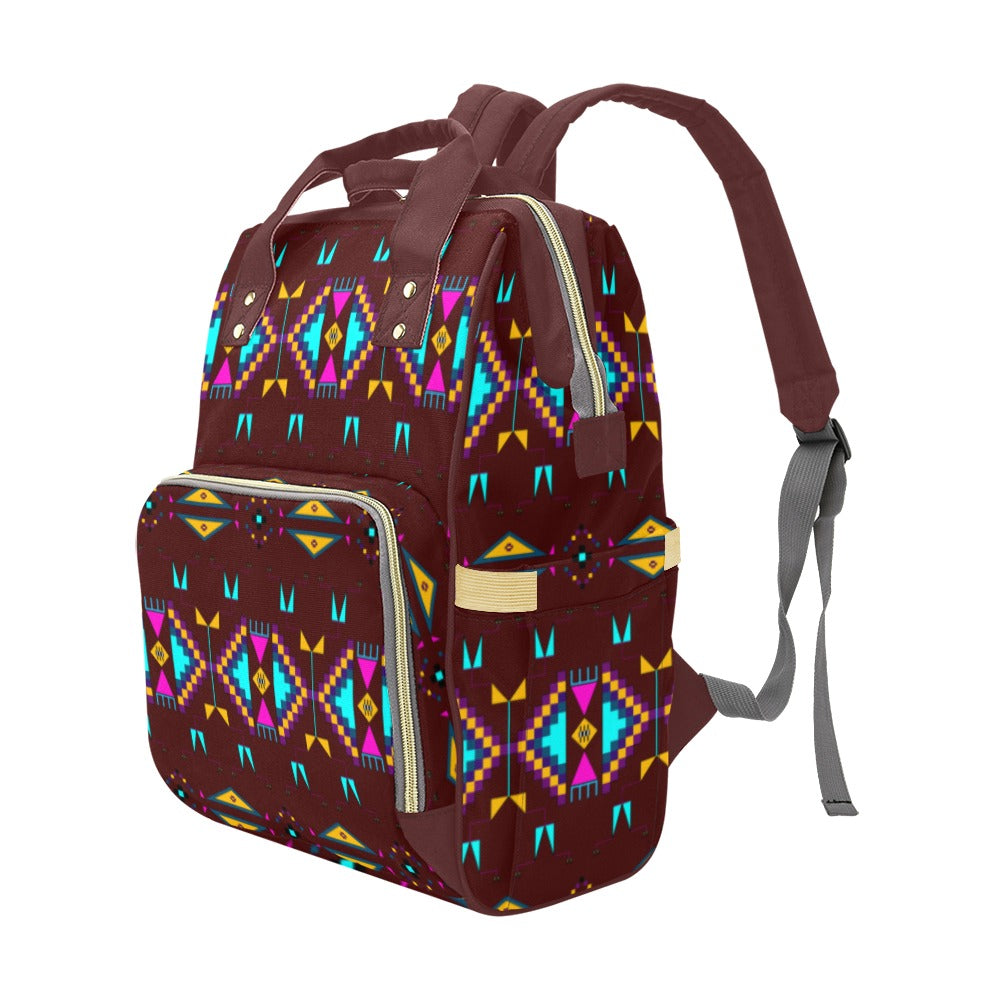 Rite of Passage Pemmican Berry Multi-Function Diaper Backpack/Diaper Bag