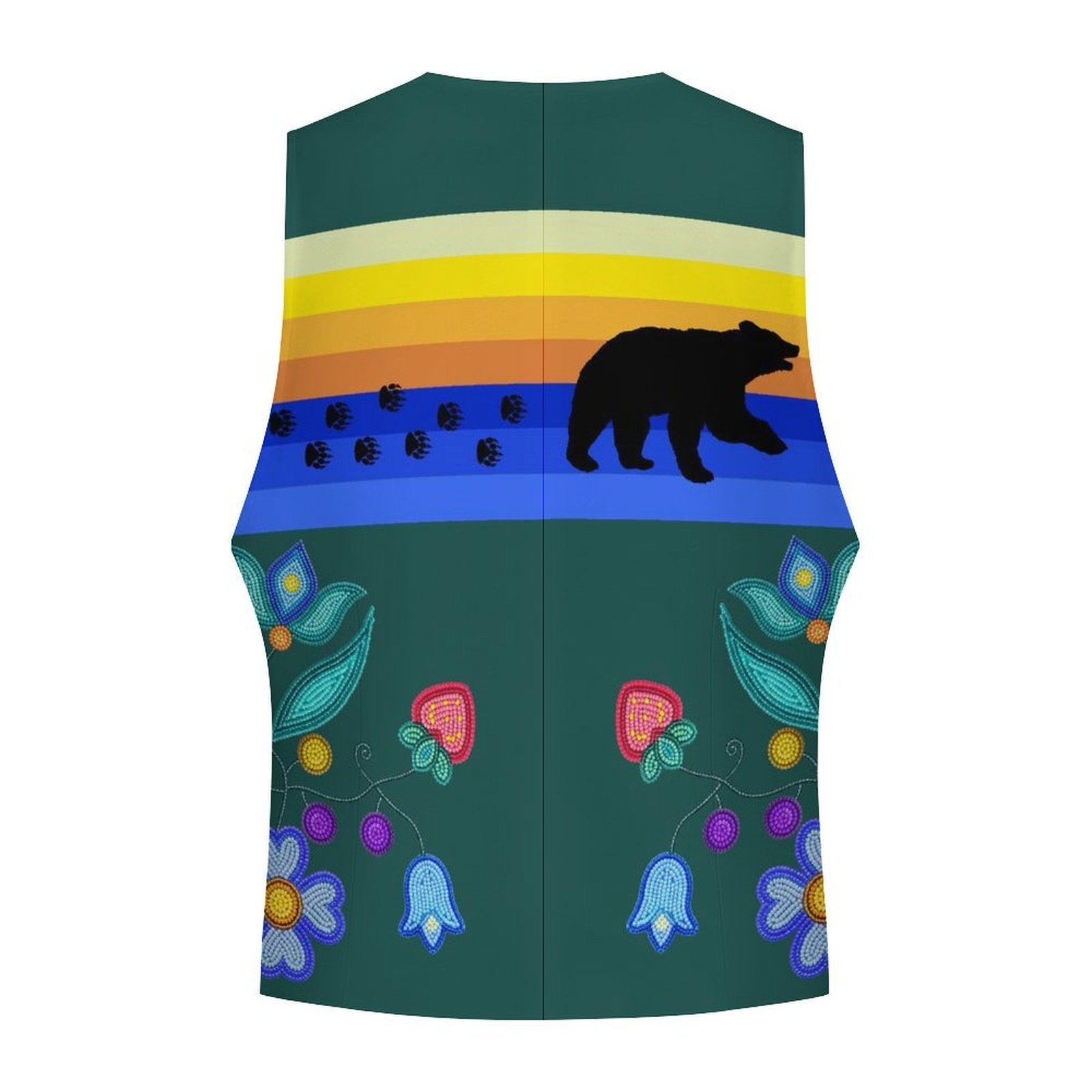 Bear Harvester Men's Sleeveless Suit Vest