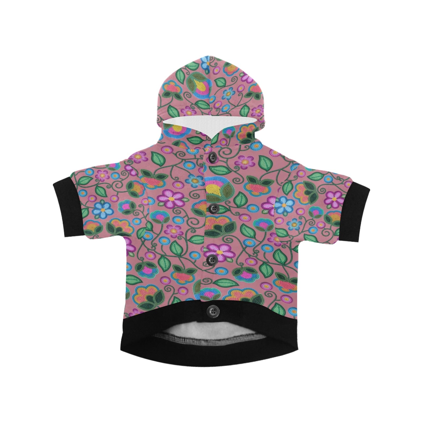 Turquoise Sunbeam Peach Pet Dog Hoodie