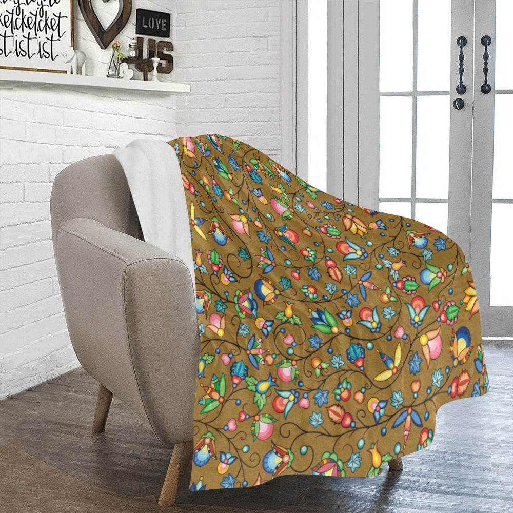 Prairie Plains Spirit Fall Leaves Ultra-Soft Micro Fleece Blanket 50"x60"