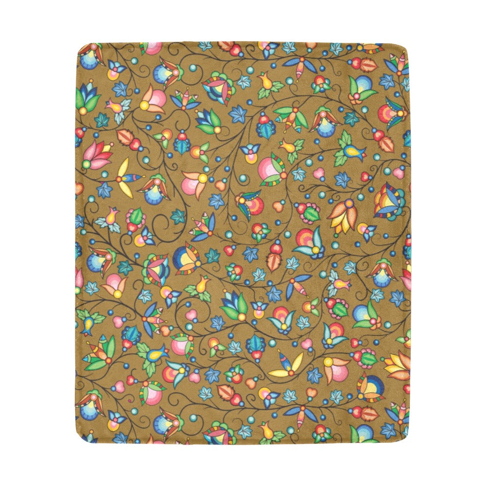 Prairie Plains Spirit Fall Leaves Ultra-Soft Micro Fleece Blanket 50"x60"