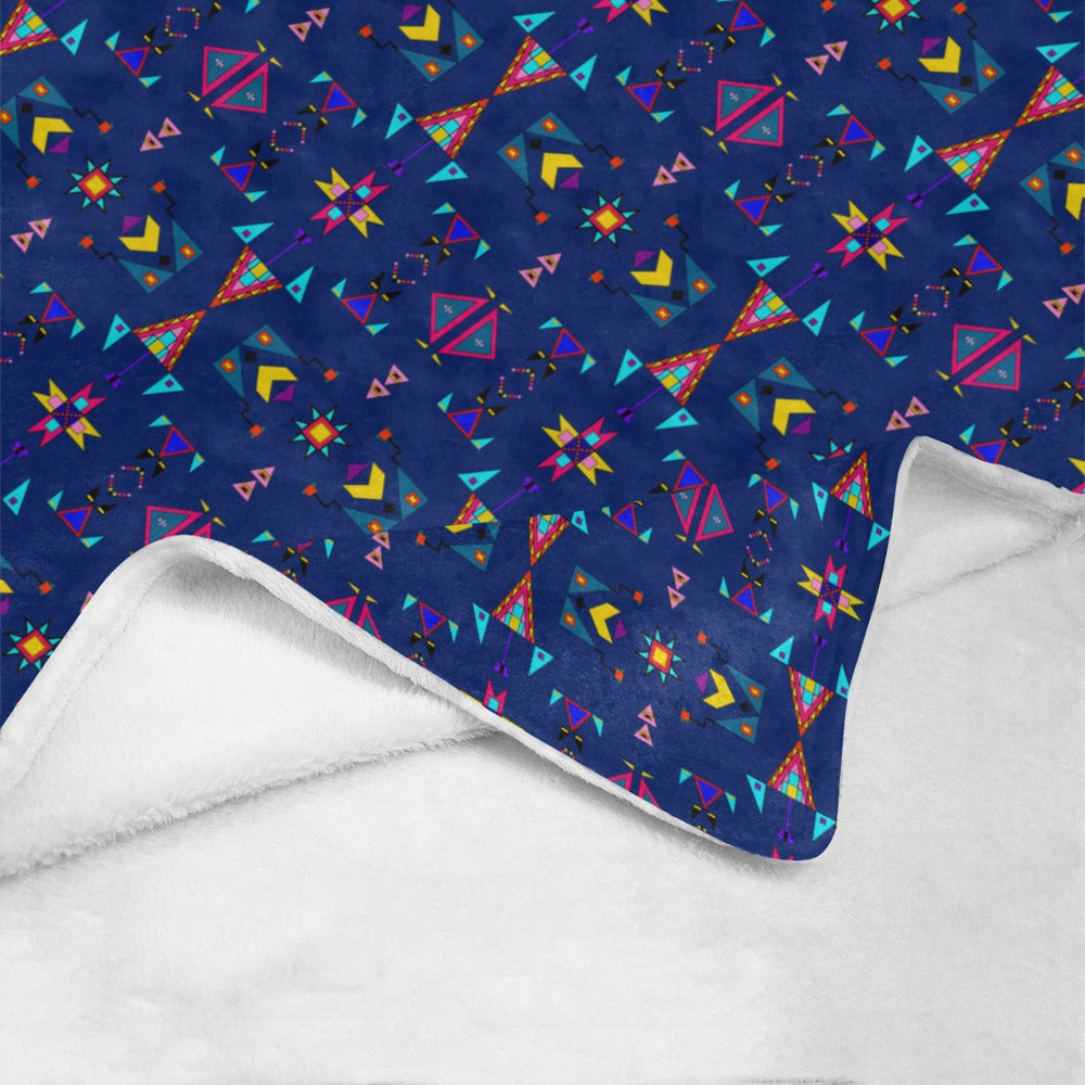 Enemy Territory Dark Navy Ultra-Soft Micro Fleece Blanket 50"x60"