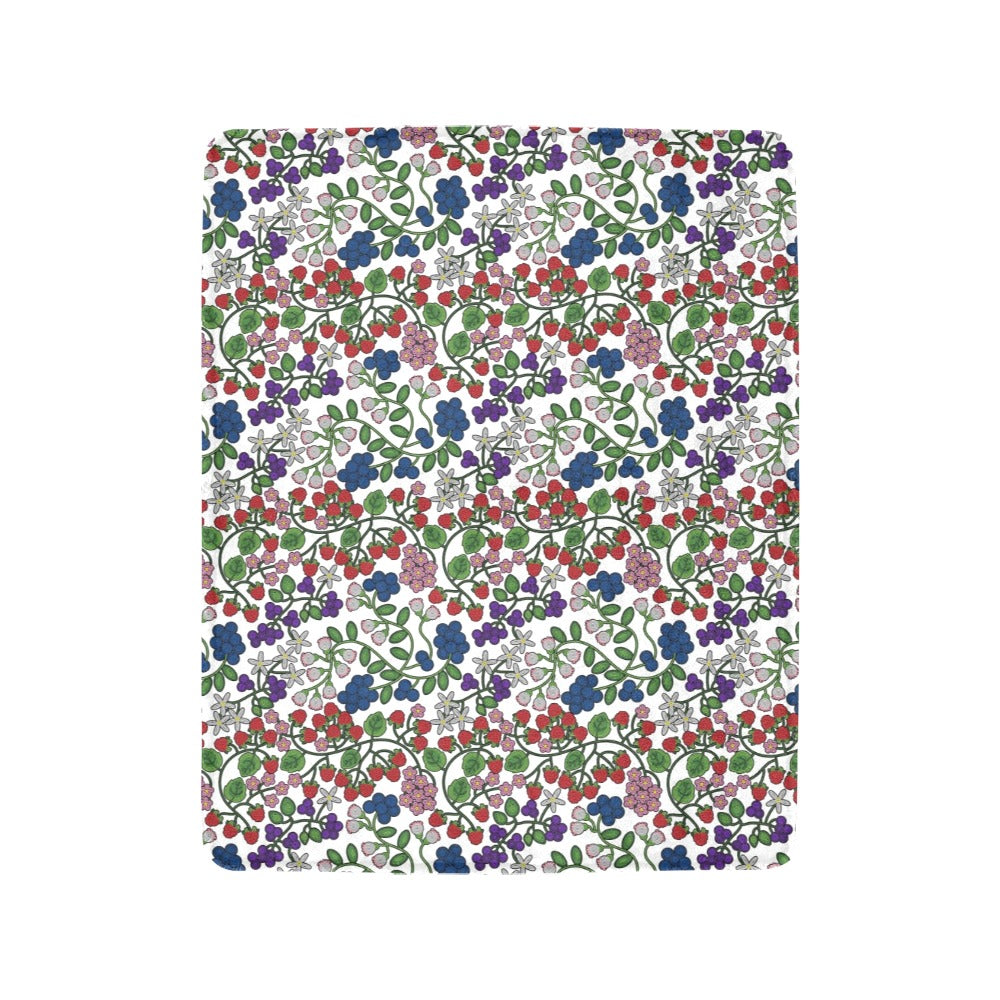 Takwakin Harvest White Ultra-Soft Micro Fleece Blanket 40"x50"