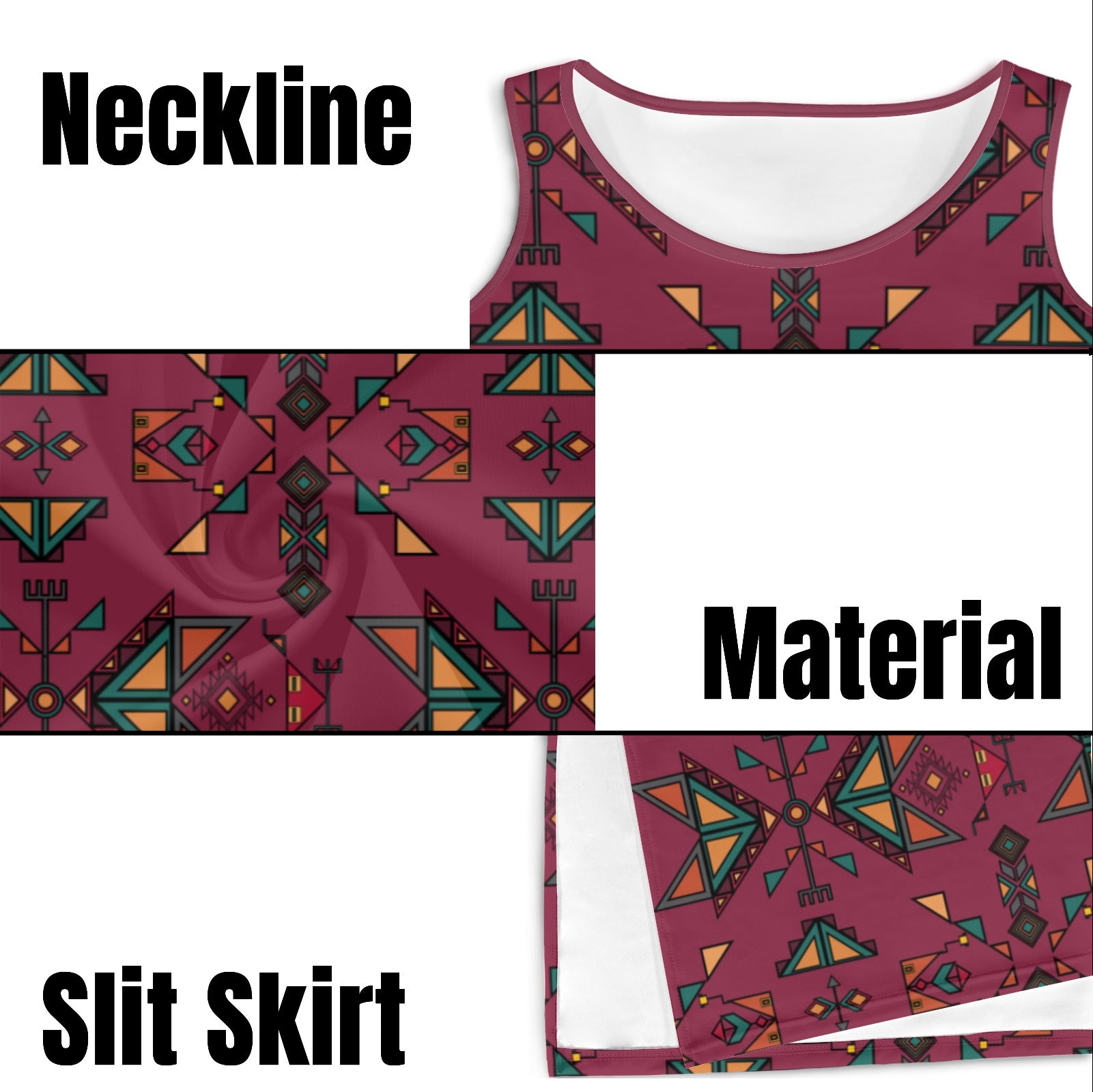 Arrow Dawn Maroon Phaedra Sleeveless Open Fork Long Dress