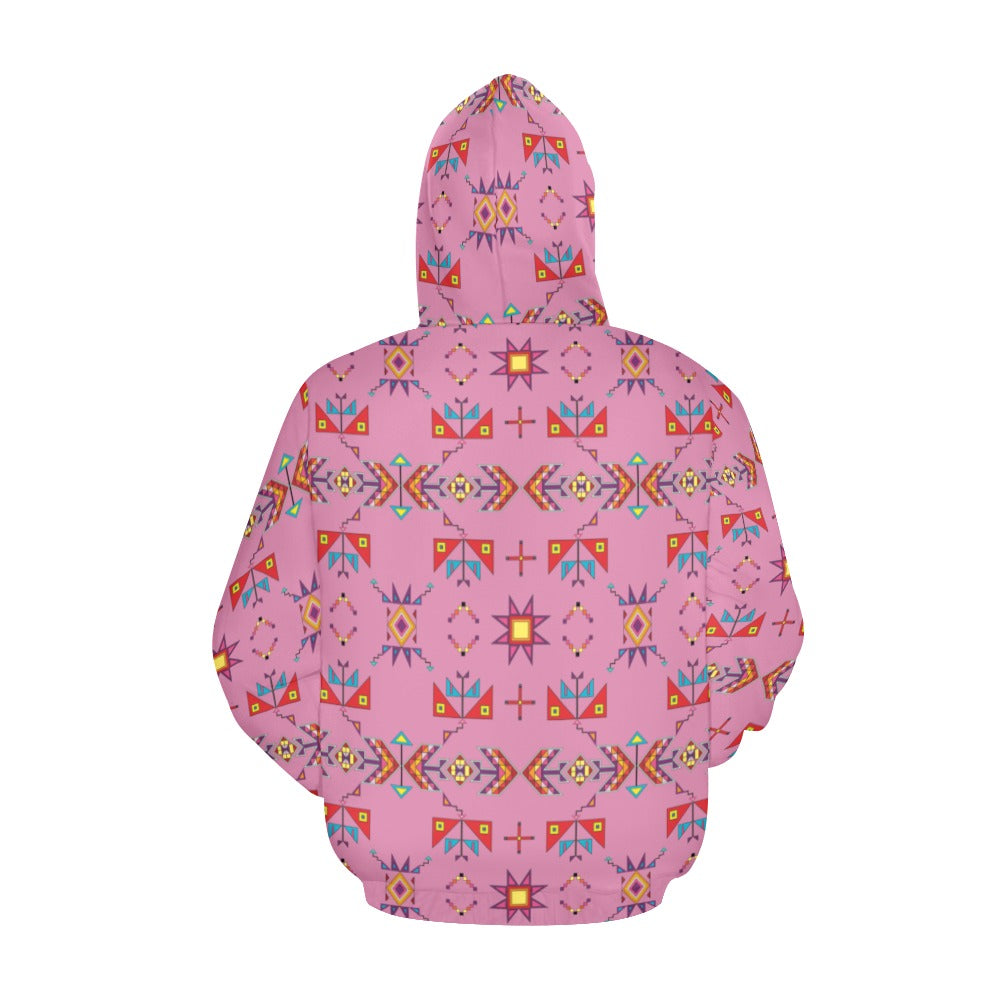 Scattered Generations Pink Hoodie for Men (USA Size)