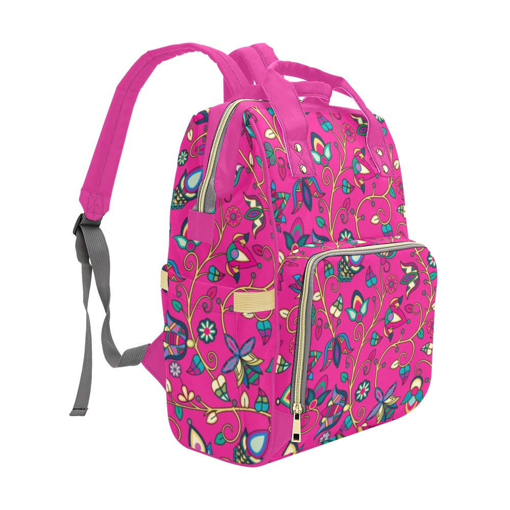 Thorny Path Pink Multi-Function Diaper Backpack/Diaper Bag