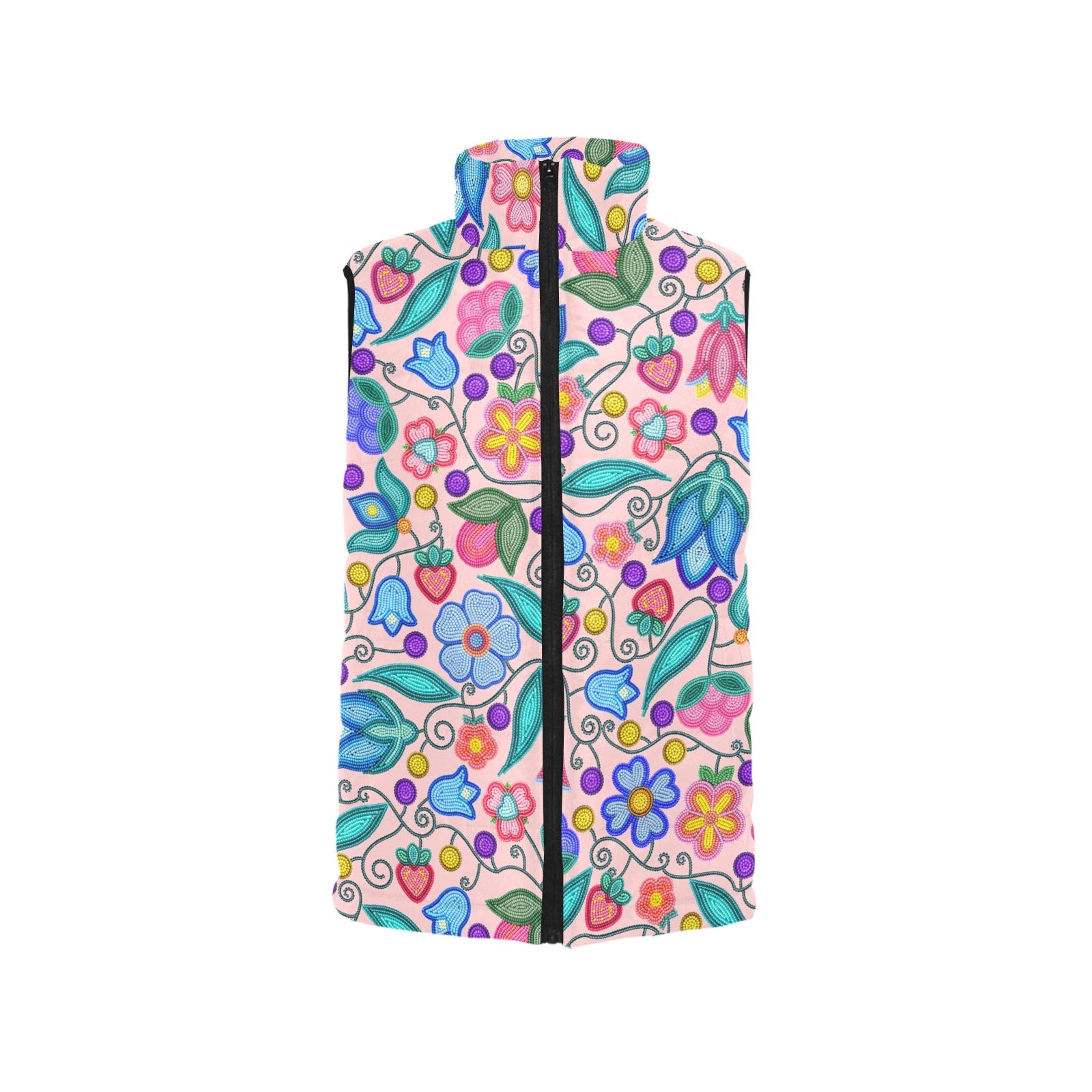 Sweet Offering Pink Women's Padded Vest Jacket