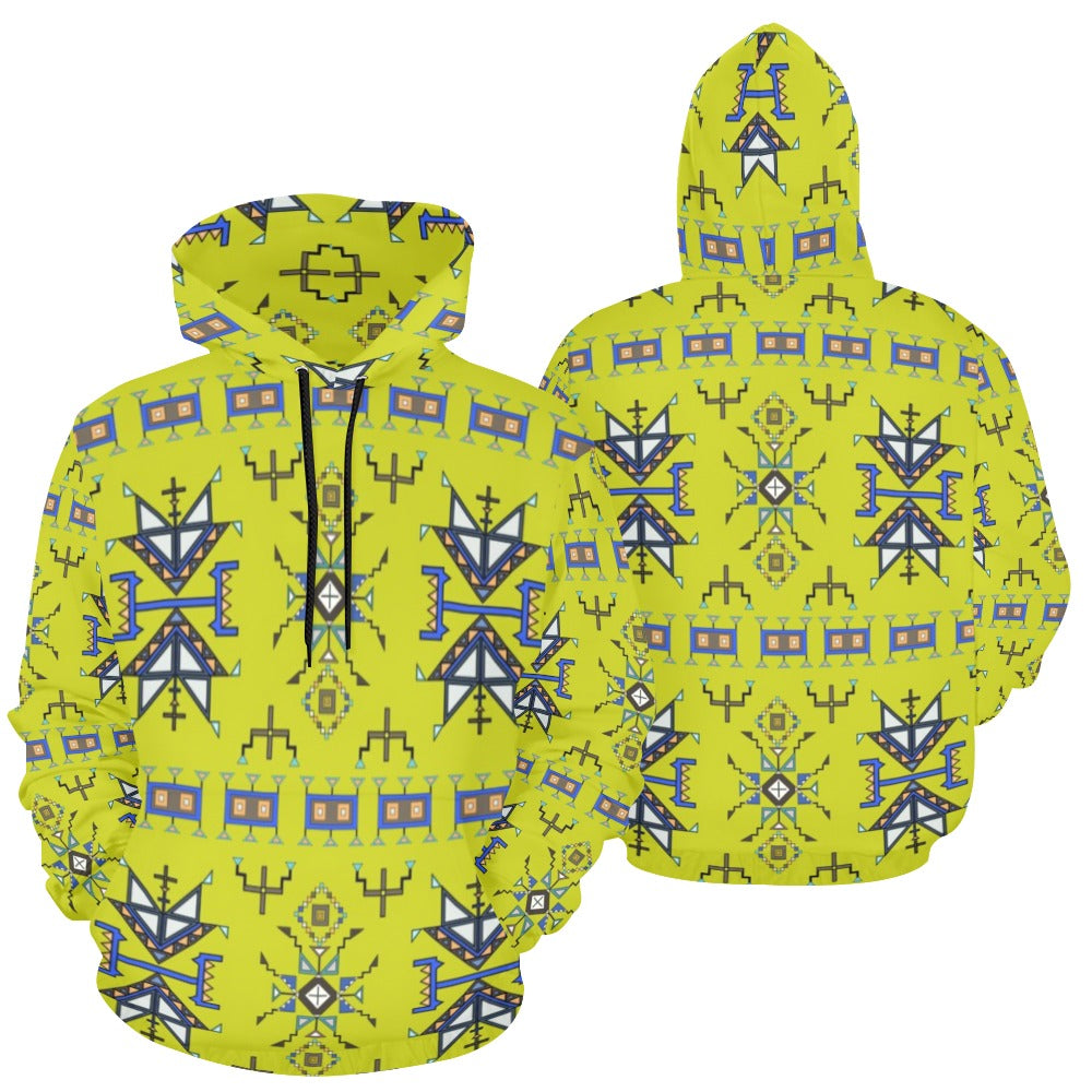 Eagle Strike Lime Hoodie for Women (USA Size)