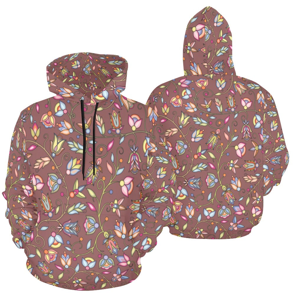 Buffalo Bloom Clay Hoodie for Men (USA Size)