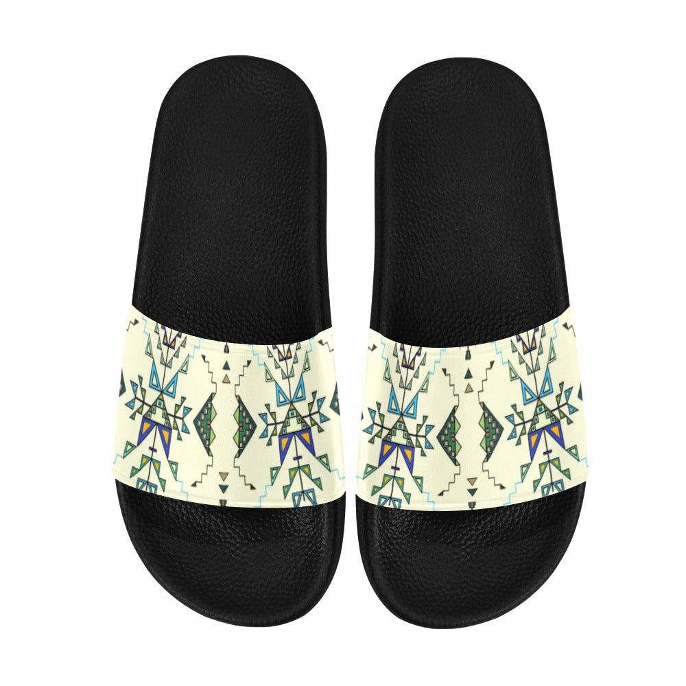 Bear Shield Cream Men's Slide Sandals