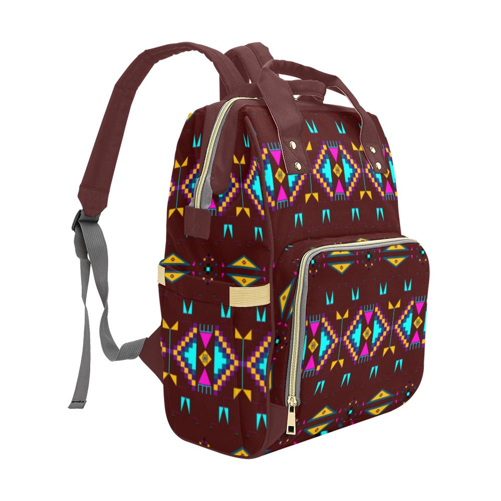 Rite of Passage Pemmican Berry Multi-Function Diaper Backpack/Diaper Bag