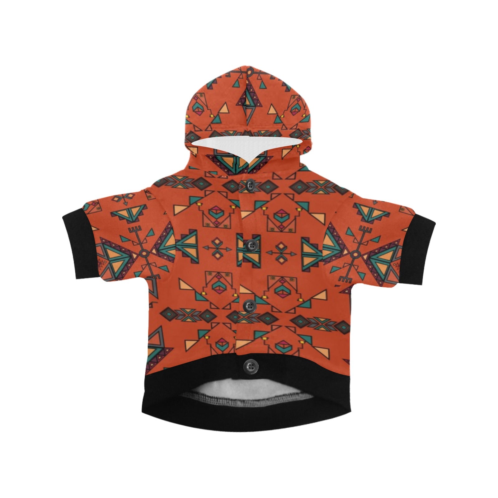 Arrow dawn Orange Pet Dog Hoodie