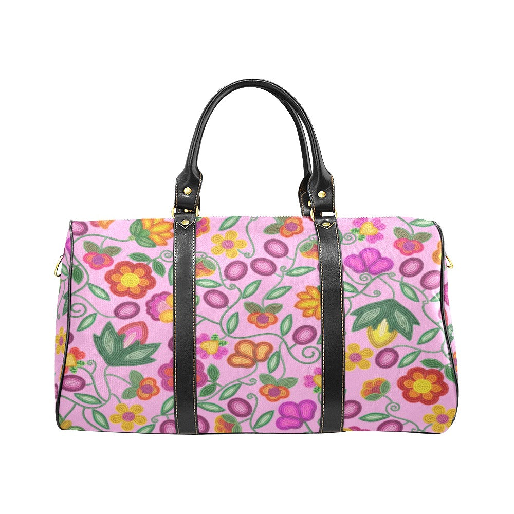 Boreal Bounty Pink Waterproof Travel Bag/Small