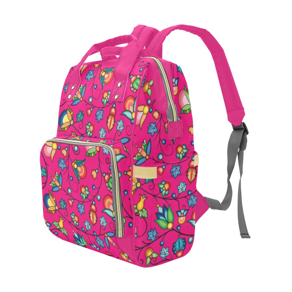 Prairie Plains Spirit Pink Multi-Function Diaper Backpack/Diaper Bag