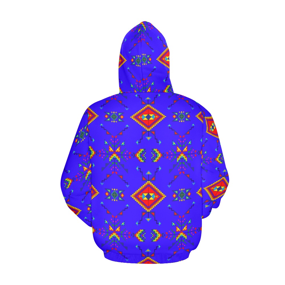 Buffalo Jump Blue Hoodie for Men (USA Size)