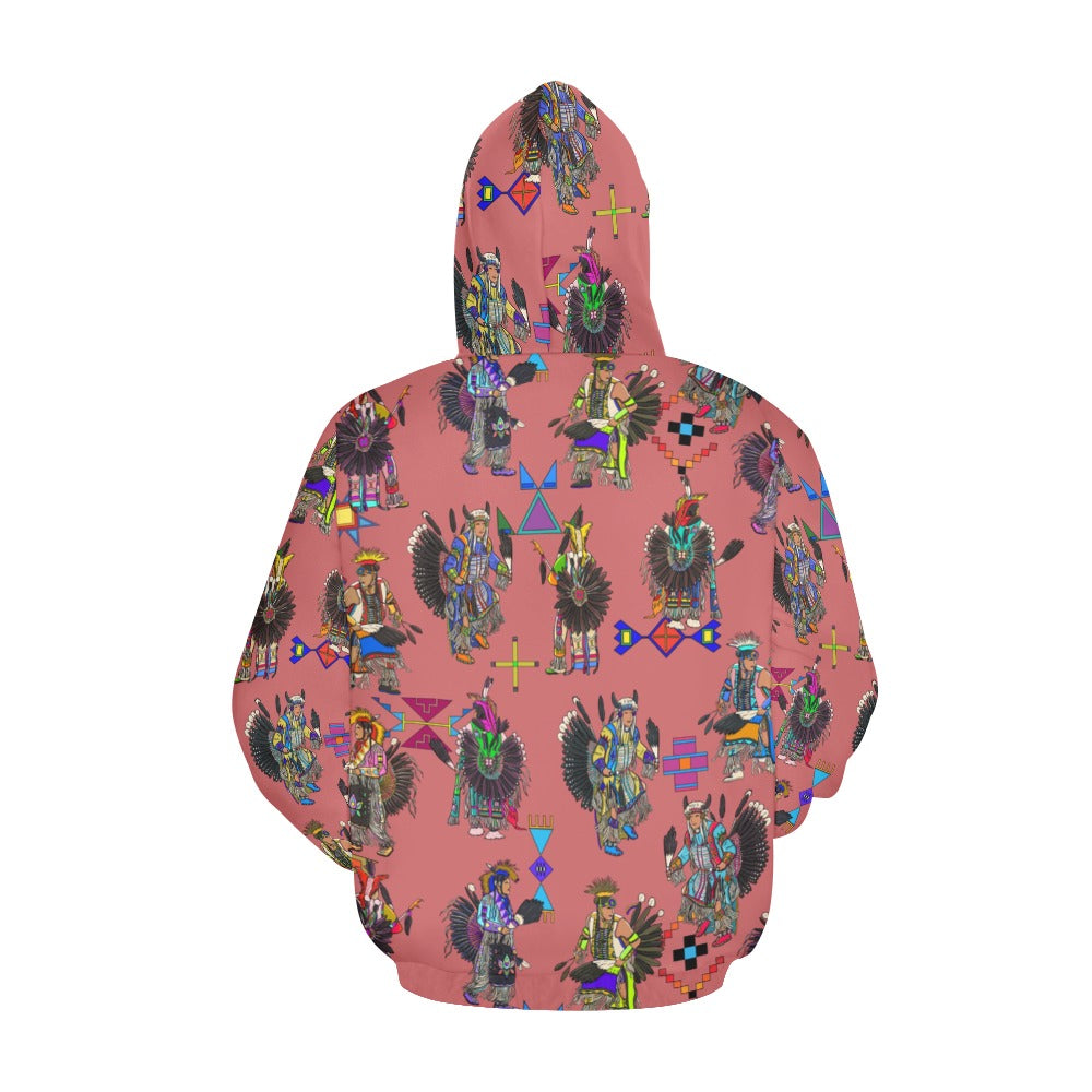 Men's Tradish Dancers Terra Cotta Hoodie for Women (USA Size)
